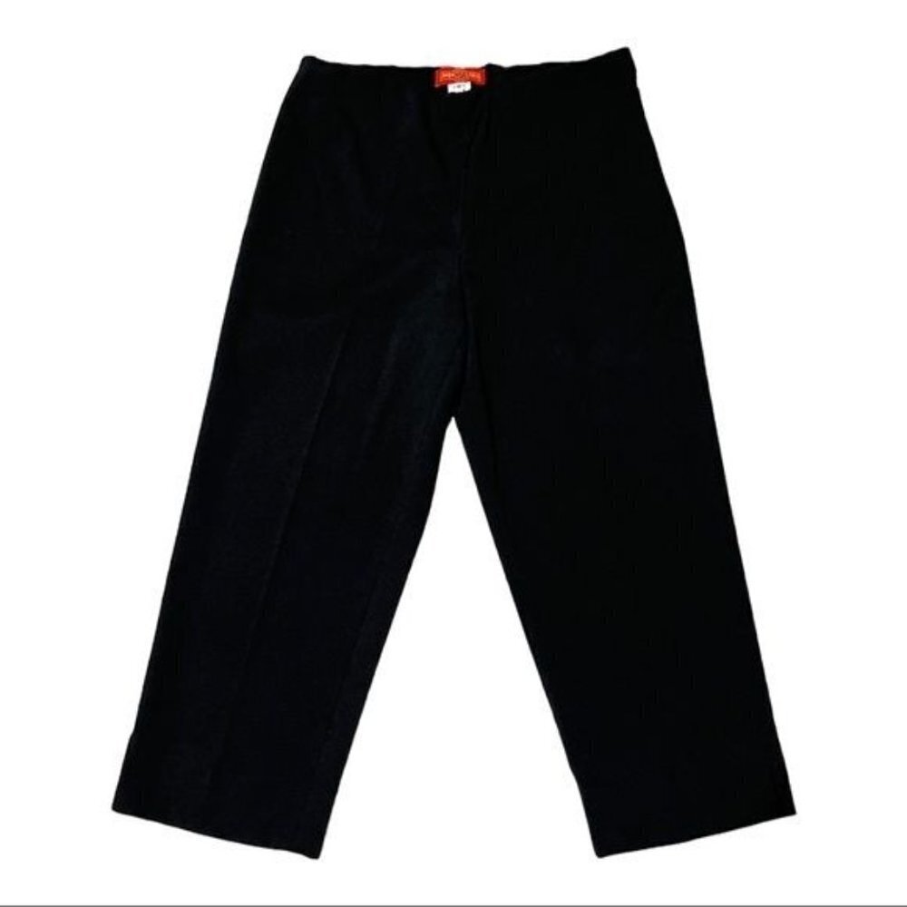 Krazy Larry Black Cropped Pants Suits Size 6